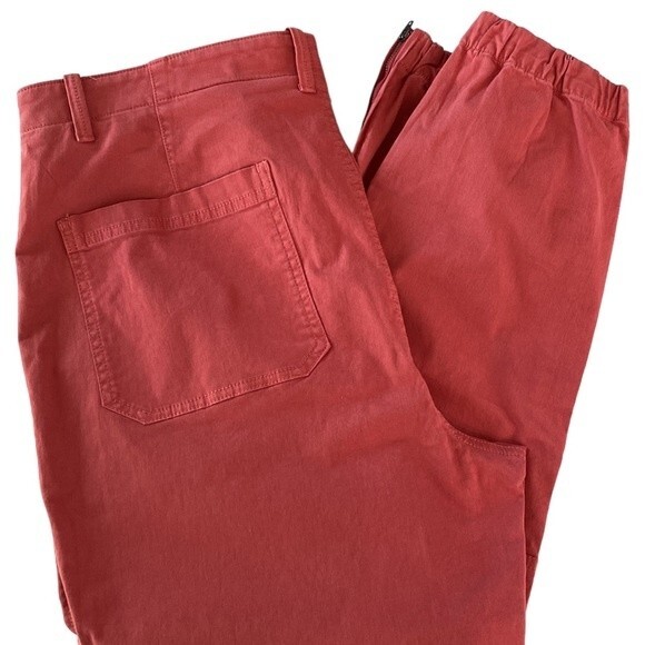 Banana Republic Slim Utility Jogger Pant Zip Cuff High-Rise Stretch Twill Cotton - Picture 16 of 16